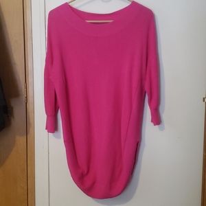 NWT Express pink tunic sweater